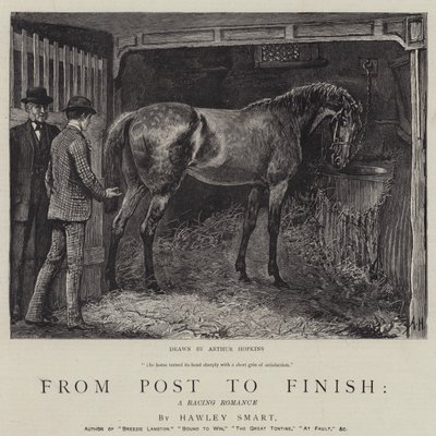 Från post till mål, en tävlingsromantik av Arthur Hopkins