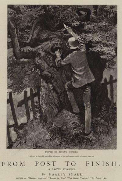 Från post till mål, en tävlingsromantik av Arthur Hopkins