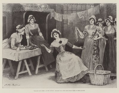 Madame Sans-Gene, på Lyceum, Madame Sans-Gene (Miss Ellen Terry) i sin tvättstuga av Arthur Hopkins
