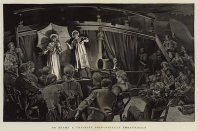 Ombord på ett träningsfartyg, privata teatrar av Arthur Hopkins