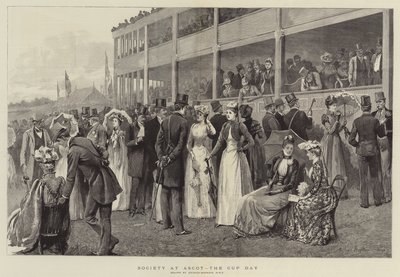 Samhället på Ascot, Cup Day av Arthur Hopkins
