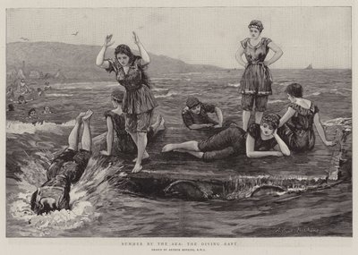 Sommar vid havet, dykarflotten av Arthur Hopkins