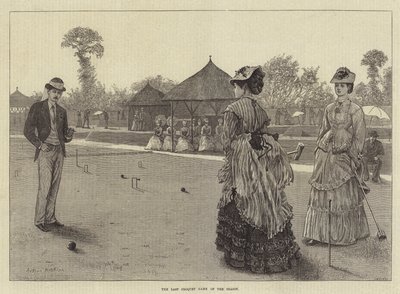Säsongens sista krocketspel av Arthur Hopkins