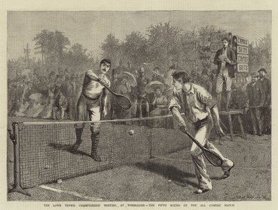 Lawn Tennis Championship Meeting i Wimbledon, den femte omgången av All Comers
