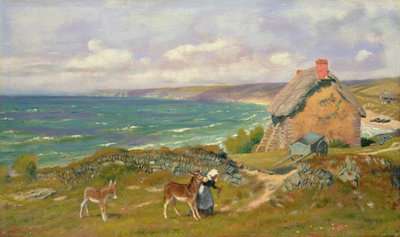 En västlandskustscen av Arthur Hughes