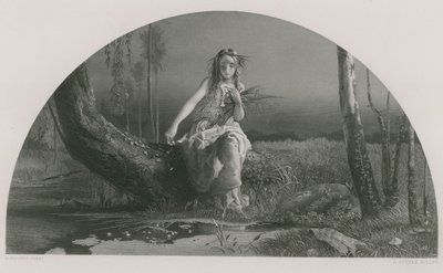 Ophelia, Hamlet av Arthur Hughes