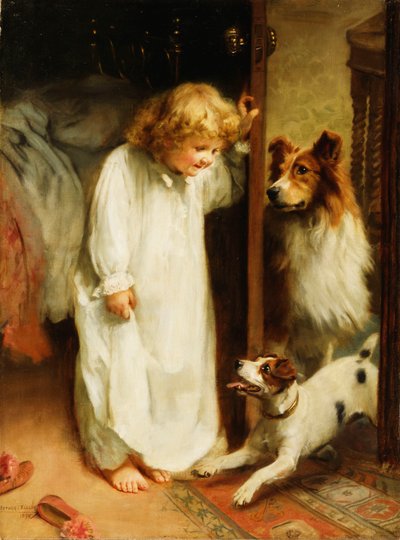 Morgonhälsningen av Arthur John Elsley