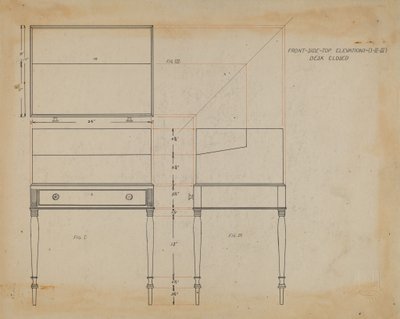 Box Skrivbord av Arthur Johnson