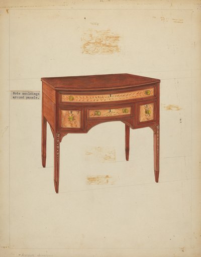 Skrivbord av Arthur Johnson