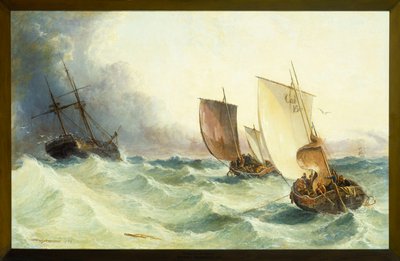 Ett lopp för de övergivna, 1873 av Arthur Joseph Meadows