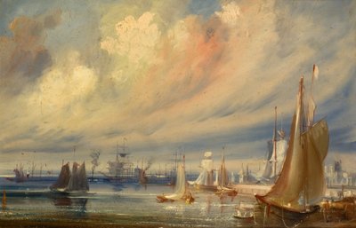 Dundee Docks från Patent Slip av Arthur Lee