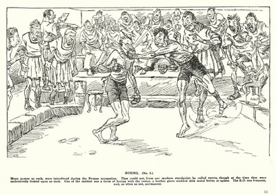 Boxning (litografi) av Arthur Moreland