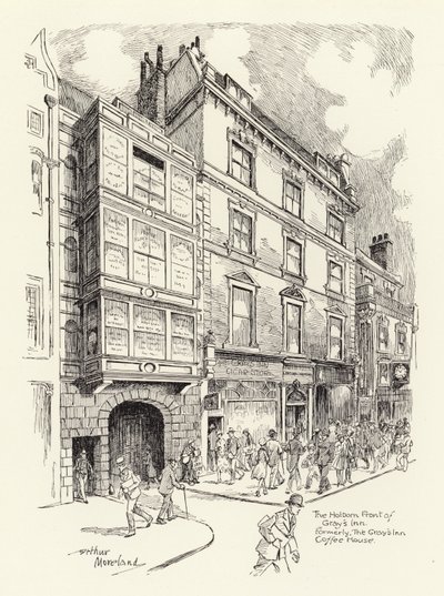 Holborn-fasaden på Gray