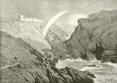 Ruinerna av kung Arthurs slott av Arthur Percy Dixon