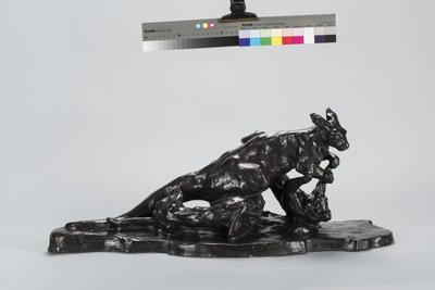 Känguru och hund av Arthur Putnam