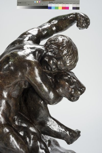 Puma and Child (brons) av Arthur Putnam