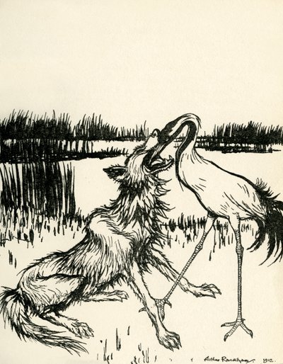 Aesops fabler av Arthur Rackham