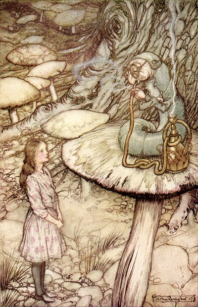 Alices äventyr i Underlandet av Lewis Carroll av Arthur Rackham