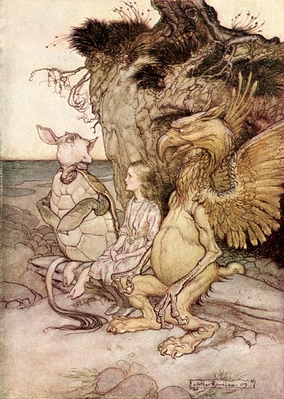 Alices äventyr i Underlandet av Lewis Carroll av Arthur Rackham