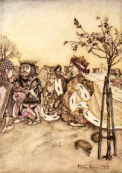 Alices äventyr i Underlandet av Lewis Carroll av Arthur Rackham
