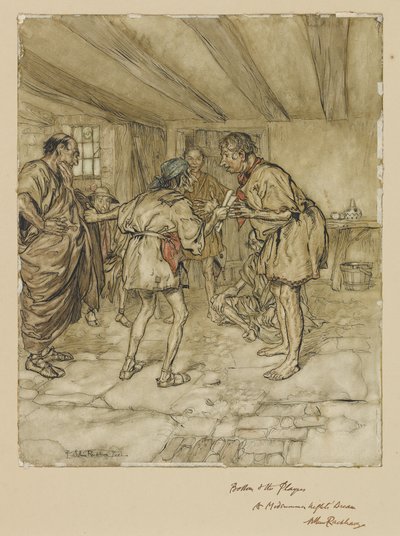 Botten och skådespelarna: En midsommarnattsdröm av Arthur Rackham