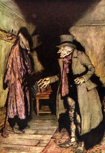 Charles Dickens A Christmas Carol av Arthur Rackham