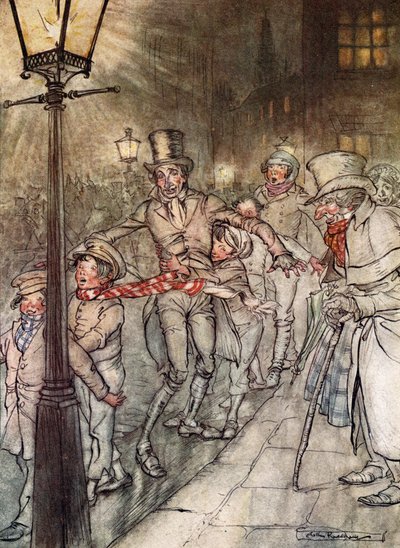 Christmas Carol, Arthur Rackham av Arthur Rackham