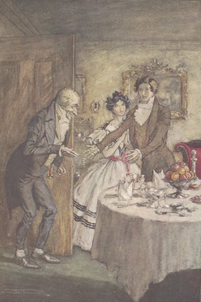 "Det är jag, din farbror Scrooge" av Arthur Rackham