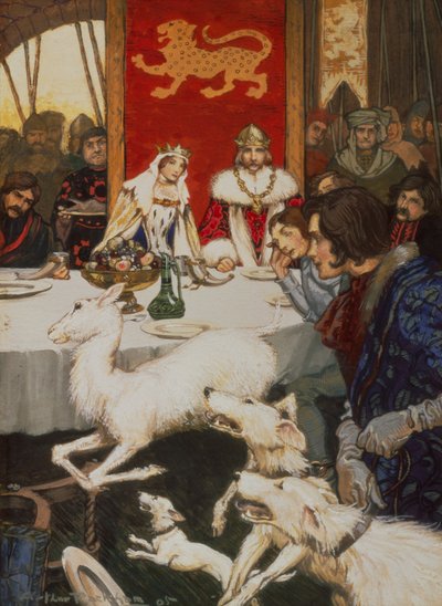 Kung Arthurs bröllopsfest av Arthur Rackham