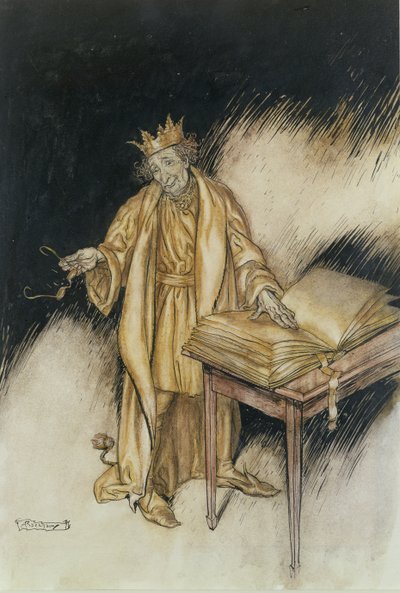 King Midas (penna och bläck & wc på papper) av Arthur Rackham