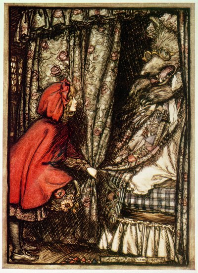 Lilla Rödluvan av Arthur Rackham