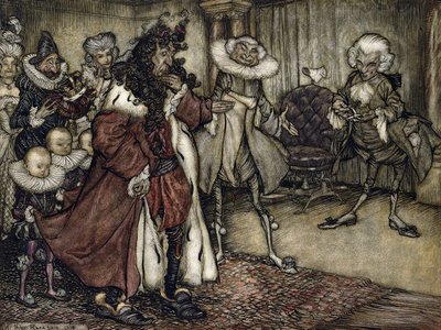 Förbereder kungen, av Arthur Rackham