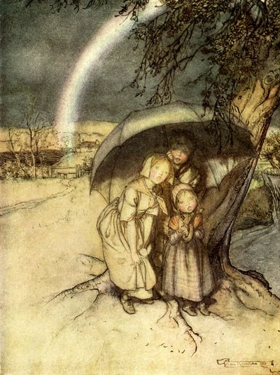 Regn, regn gå till Spanien av Arthur Rackham