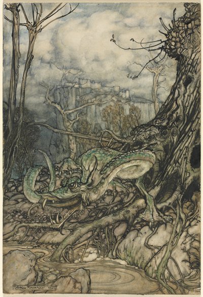 Den gröna draken av Arthur Rackham