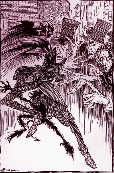 The Imp of the Perverse av Edgar Allan Poe av Arthur Rackham