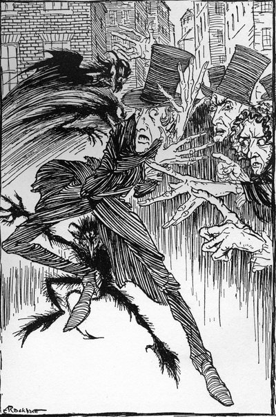 "The Imp of the Perverse" av Edgar Allan Poe av Arthur Rackham
