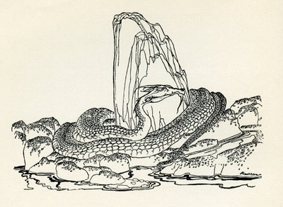 The Laidly Worm av Arthur Rackham
