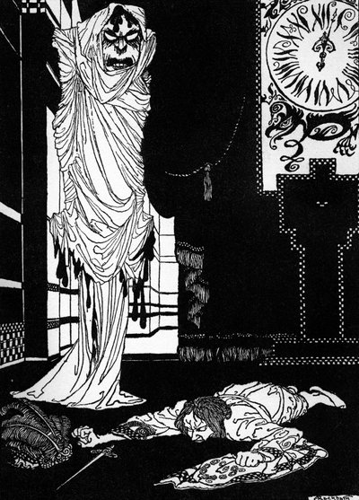 "The Masque of the Red Death" av Edgar Allan Poe av Arthur Rackham