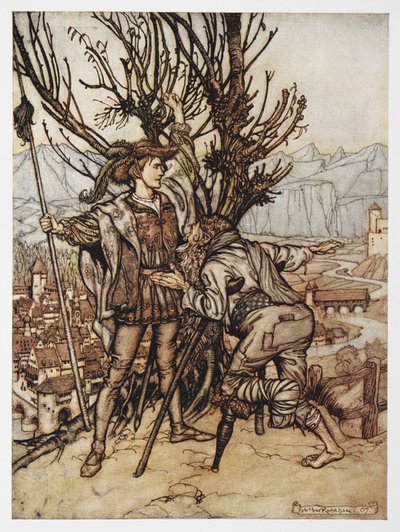 Prinsen från Briar Rose (Törnrosa) av Arthur Rackham