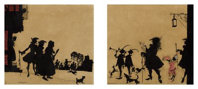 Die Verkündigung [aus Aschenputtel] av Arthur Rackham
