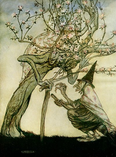 De två systrarna av Arthur Rackham