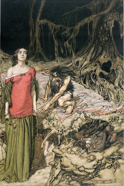The Wooing of Grimhilde, mama ya Hagen kutoka 