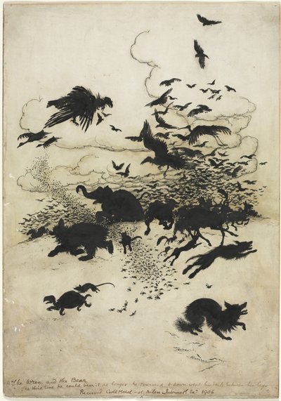 Wren och Björnen av Arthur Rackham