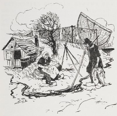 Fiskaren och hans fru. av Arthur Rackham