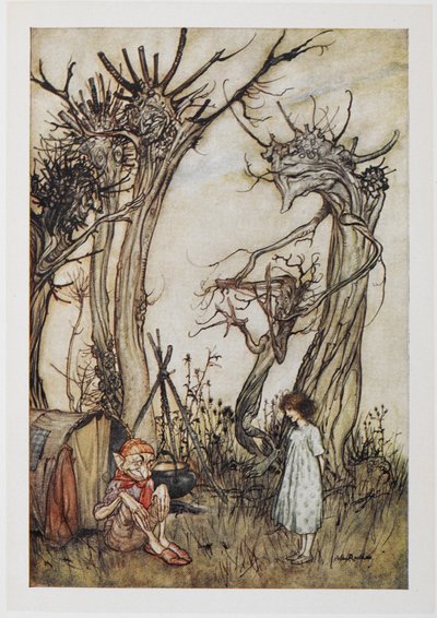 Mannen i vildmarken av Arthur Rackham