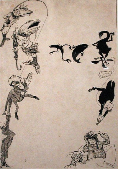 Tit for Tat, illustration från Cassell
