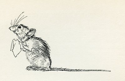 Titty Mouse och Tatty Mouse av Arthur Rackham