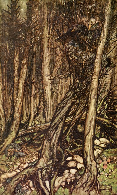 Undine av Friedrich de la Motte Fouque av Arthur Rackham