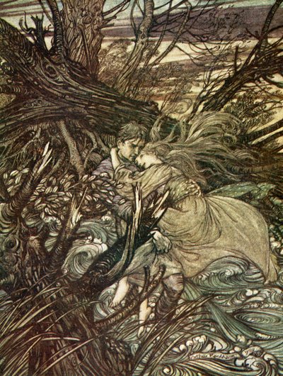 Undine av Friedrich de la Motte Fouque av Arthur Rackham