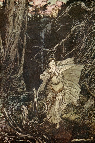 Undine av Friedrich de la Motte Fouque av Arthur Rackham